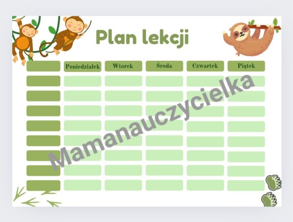 Plan lekcji