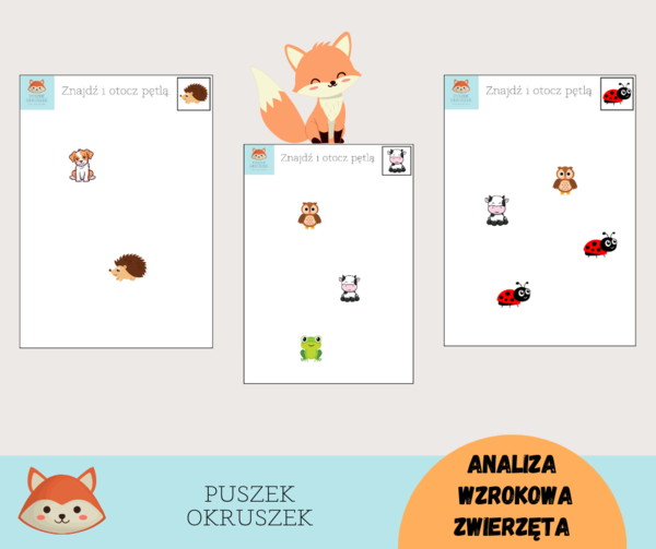 Znajdź zwierzątka - analiza wzrokowa