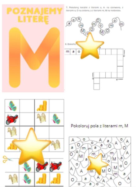 Poznajemy literę M