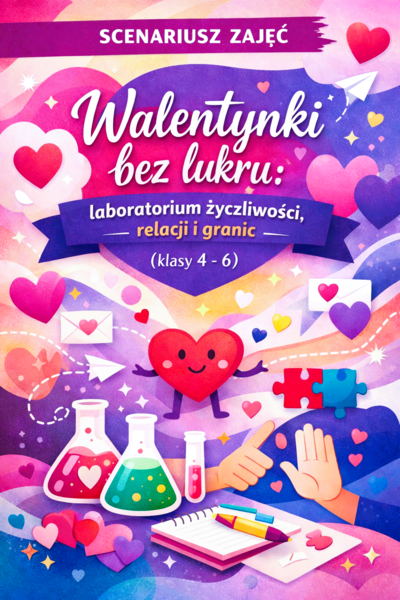 Godzina wychowawcza na WALENTYNKI (kl. 4–6) – relacje, granice, kultura słowa (scenariusz zajęć)