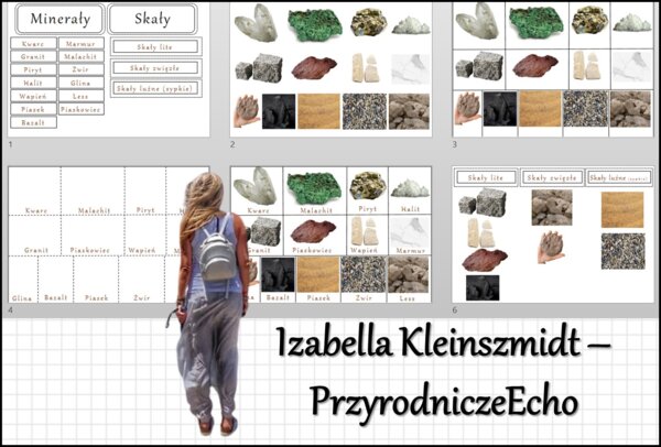 Materiał do zalaminowania/praca w grupach/stacje zadaniowe/układanka/puzzle „Czy wszystkie skały są twarde?”. Układanka w różnych wersjach w pdf. Przyroda, dział „Poznajemy krajobraz najbliższej okolicy”.