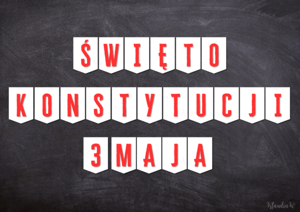 ŚWIĘTO KONSTYTUCJI 3 MAJA - GIRLANDA