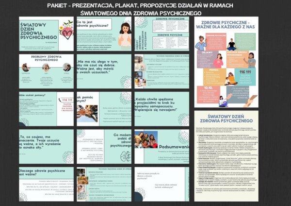 Światowy Dzień Zdrowia Psychicznego - pakiet materiałów