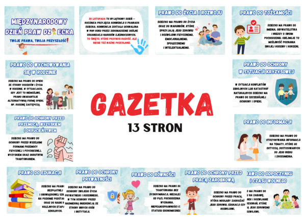 Międzynarodowy Dzień Praw Dziecka /Prawa Dziecka/ GAZETKA