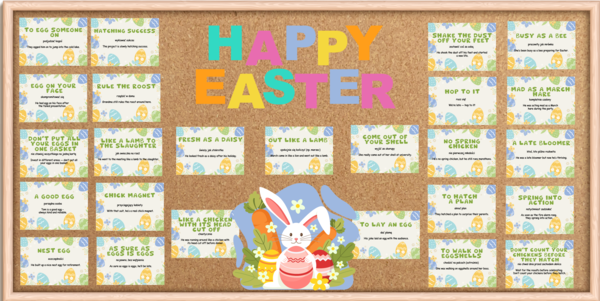 Easter– Gazetka anglojęzyczna na Wielkanoc z idiomami