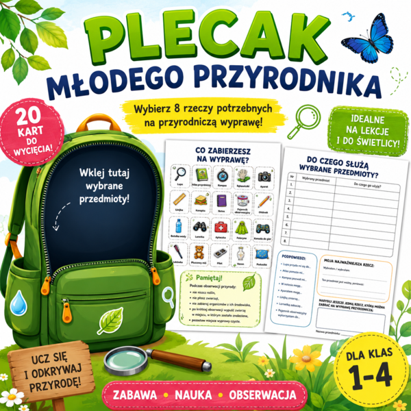 Plecak młodego przyrodnika