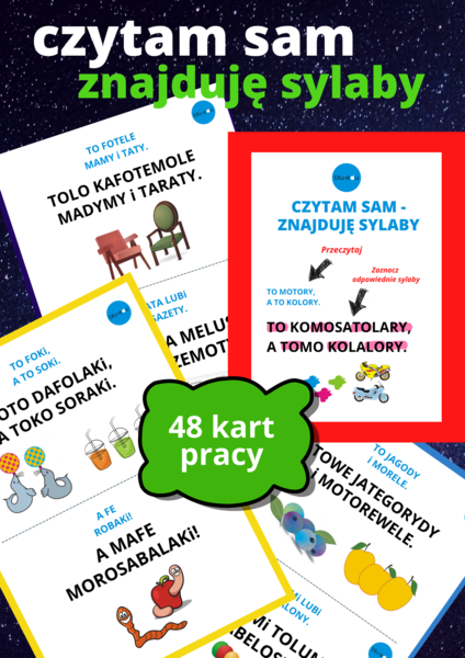 Czytam sam – znajduję sylaby