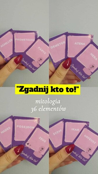 "Zgadnij kto to! - mitologia" - szkoła podstawowa i ponadpodstawowa