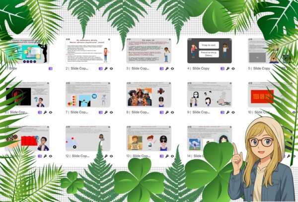 Prezentacja multimedialna w genial.ly do edycji „Nie ryzykuj! Przygotowanie kampanii o zachowaniach ryzykownych.". Edukacja zdrowotna. Klasa 7. Dział „Nasze zachowania ryzykowne”.