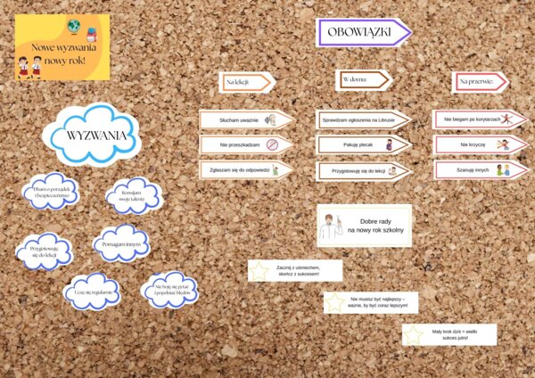 Gazetka na nowy rok szkolny