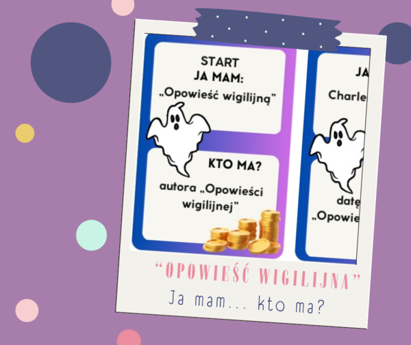 "Opowieść wigilijna" - gra z serii "Ja mam...kto ma?"