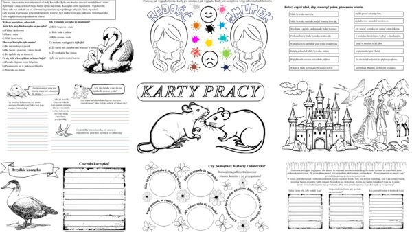 Karty pracy PDF – „Baśnie Andersena” dla klas I–III