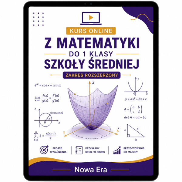 Kurs online z matematyki do 1 klasy - NE 1R