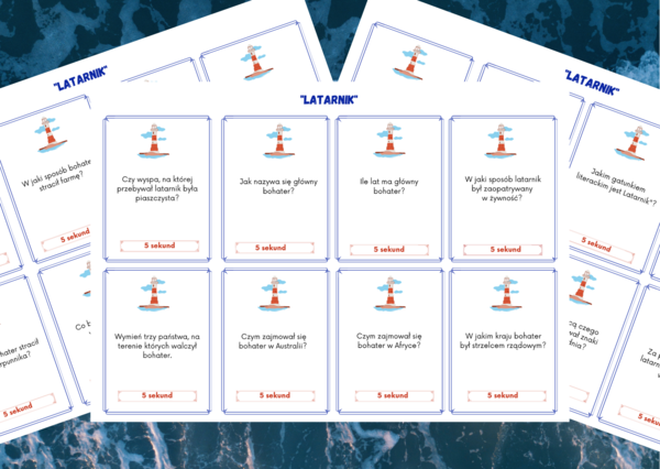 "LATARNIK" – gra typu „5 sekund” – 40 pytań