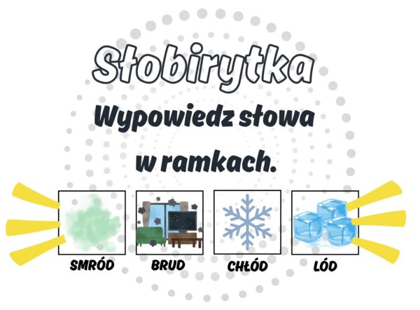 Słobirytka, czyli wypowiedz słowa w ramkach