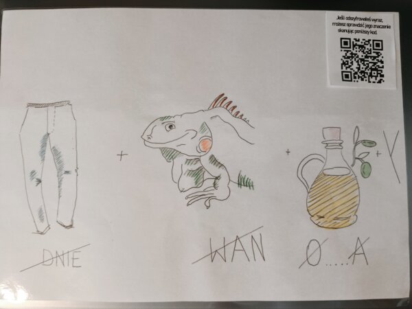 Rebusy z kodami QR na Międzynarodowy Dzień Języka Ojczystego