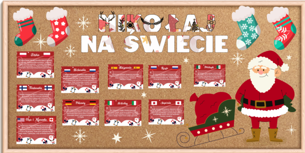Gazetka Mikołaj na świecie