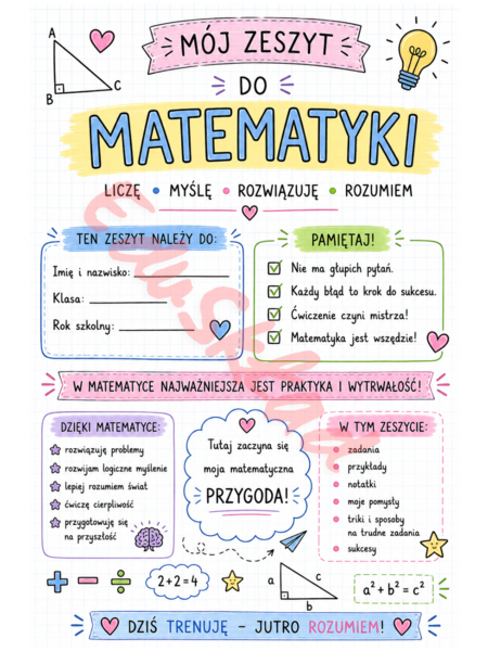 📚 Zadbaj o zeszyt – zadbaj o naukę!