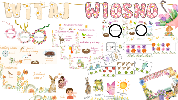 Witaj Wiosno! Pakiet pomocy na początek wiosny🌿🌼