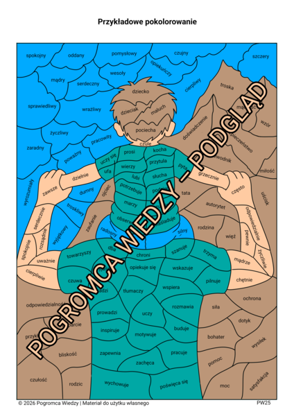 Tata - bohater na co dzień - karta pracy + klucz odpowiedzi