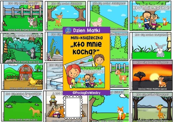 Dzień Matki - Książeczka: Kto mnie kocha?