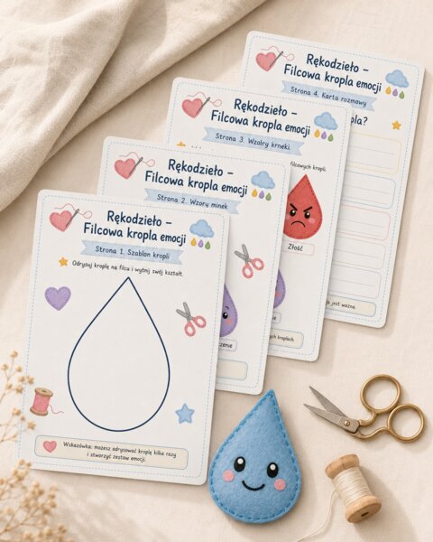 Filcowa kropla emocji