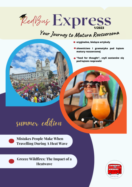 RedBus Express, summer edition, matura rozszerzona- słownictwo, garmatyka, słowotwórstwo, kwestie do przemyślenia