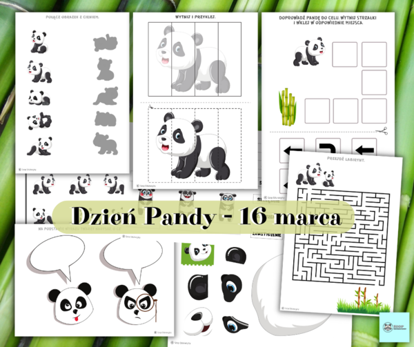 Dzień Pandy. 16 marca. Zestaw zadań