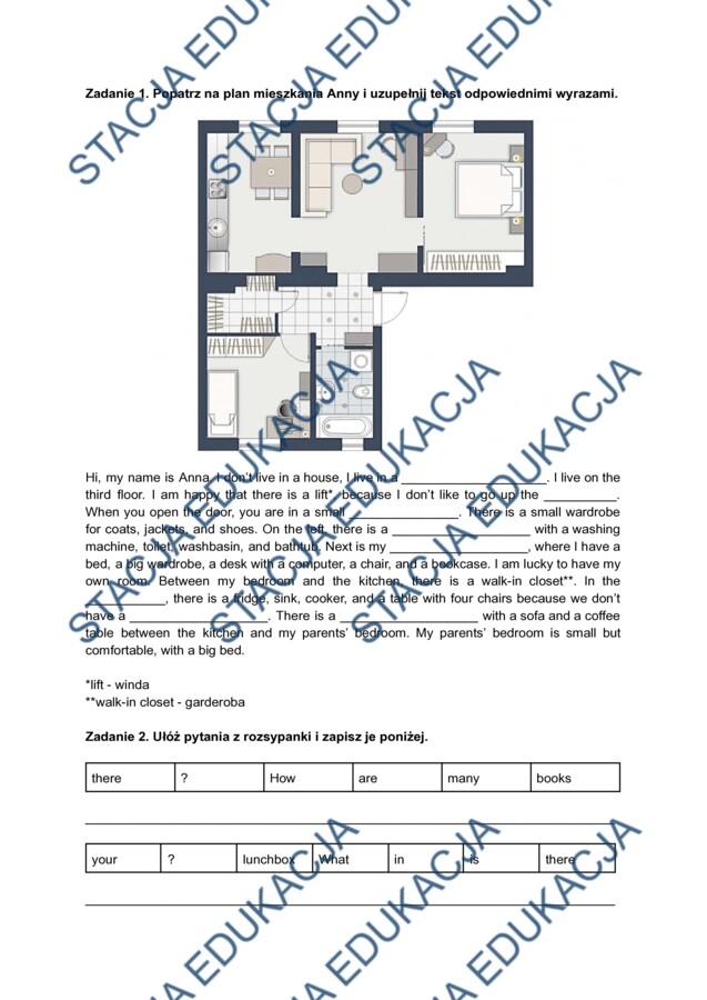 Brainy 5 Unit 2 - powtórka do sprawdzianu