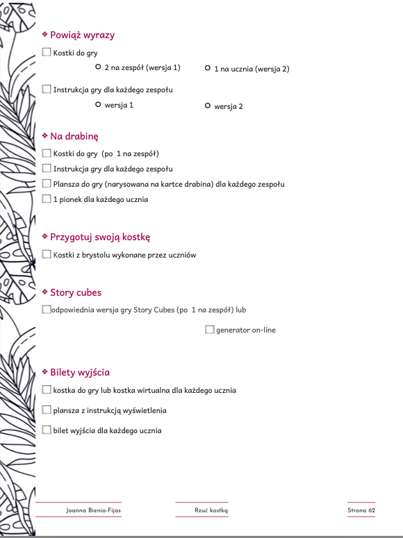 Rzuć kostką. Pomysły na świetną zabawę na każdym przedmiocie - e-book