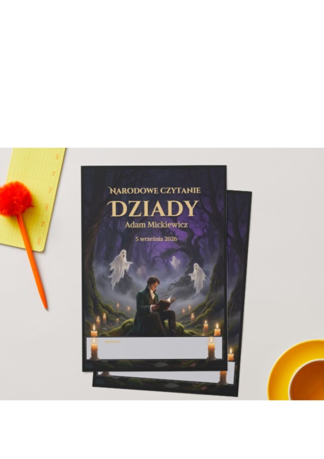 Plakat informacyjny Narodowe Czytanie