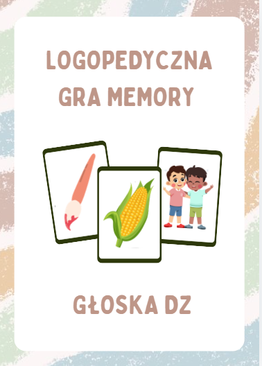 Logopedyczna Gra Memory DZ – Idealna do Terapii z Dziećmi