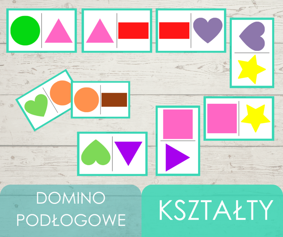 Gra domino - kształty