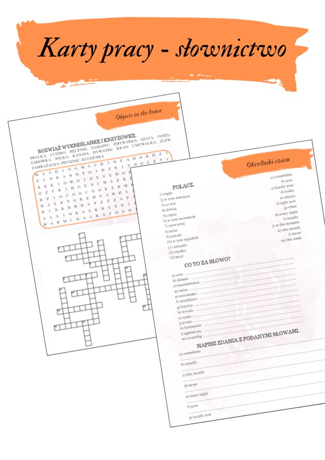 Brainy 6 unit 2 - karty pracy słownictwo
