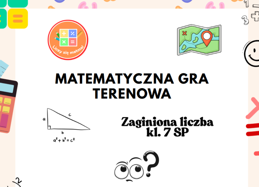 Matematyczna Gra Terenowa dla Klasy 7 SP – Zaginiona Liczba 🔢🕵️‍♂️