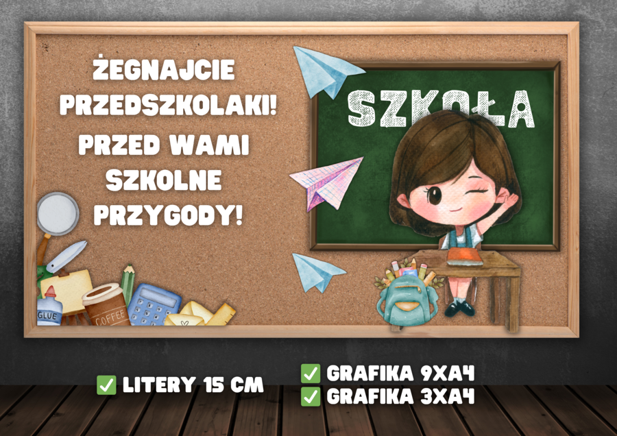 ŻEGNAJCIE PRZEDSZKOLAKI - ZAKOŃCZENIE PRZEDSZKOLA - DEKORACJA GAZETKA
