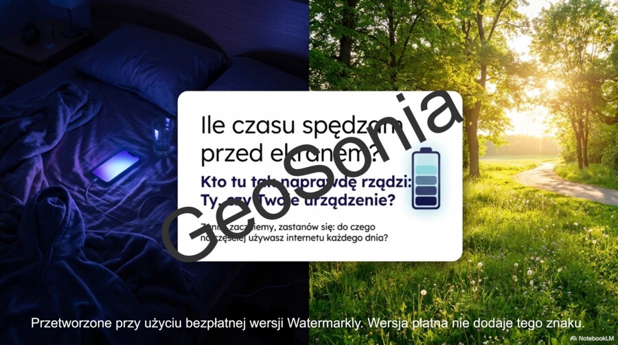 Prezentacja lekcja 3 Ile czasu spędzam przed ekranem? przyroda klasa 4 nowy podręcznik Odkrywam przyrodę