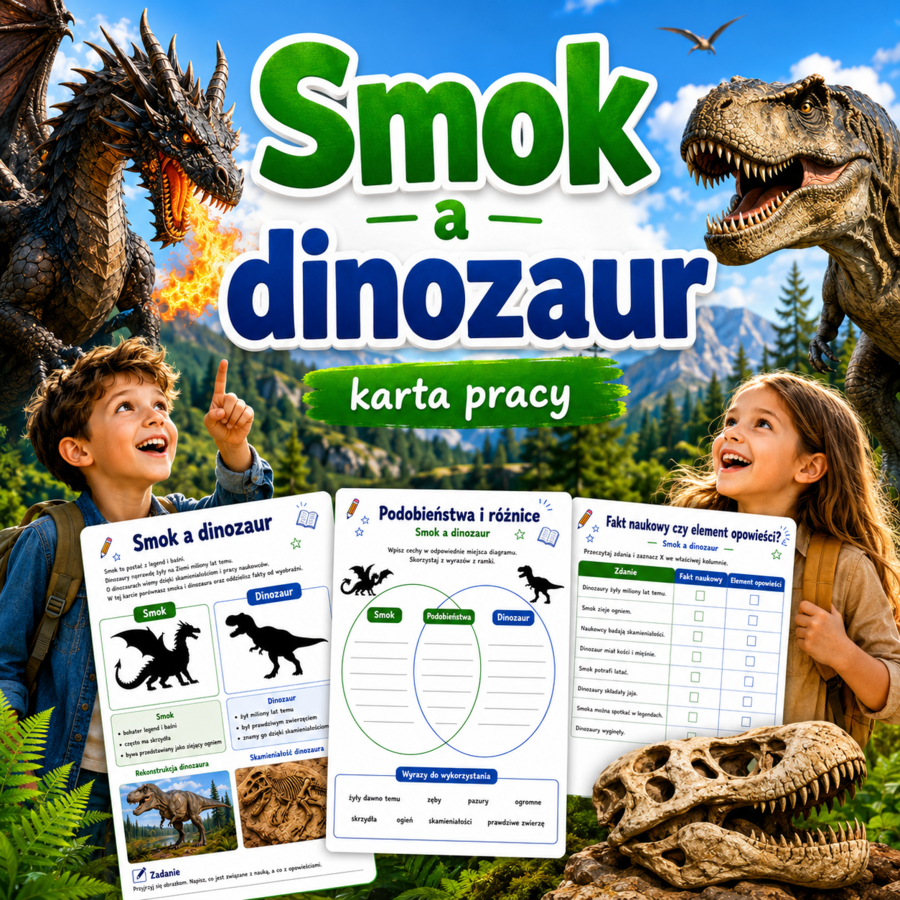 Smok a dinozaur