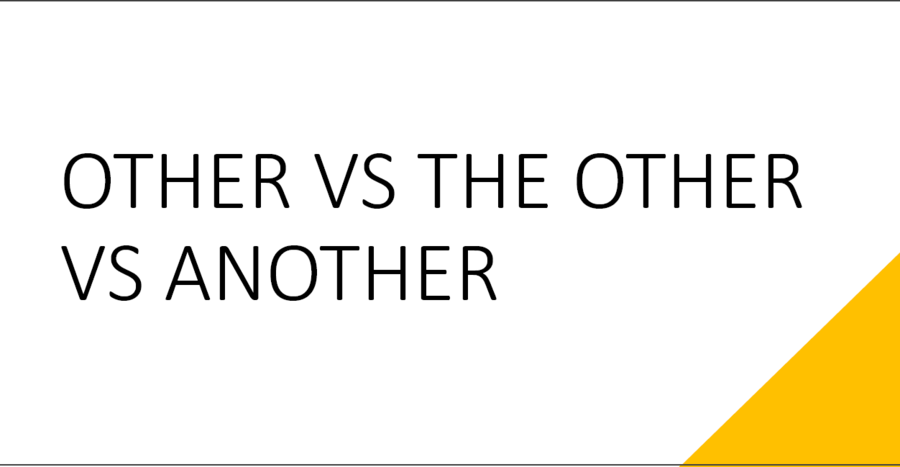 Poziom B1 - Prezentacja/Presentation -other/the other/another