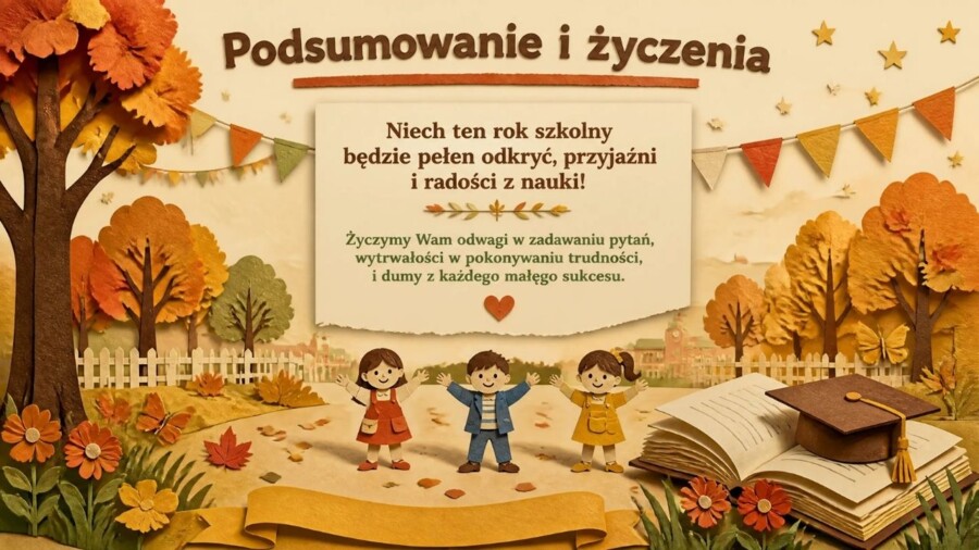 Witaj szkoło czyli Rozpoczęcie roku szkolnego – prezentacja edukacyjna/gazetka szkolna
