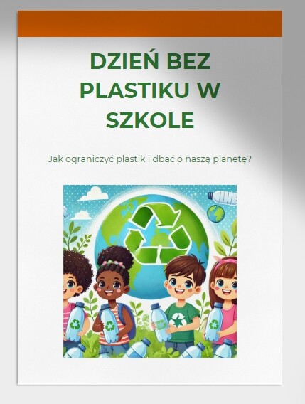 Scenariusz. Dzień bez plastiku