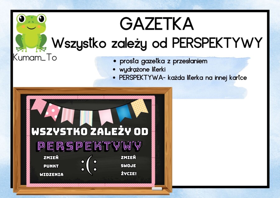 Gazetka- Wszystko zależy od perspektywy