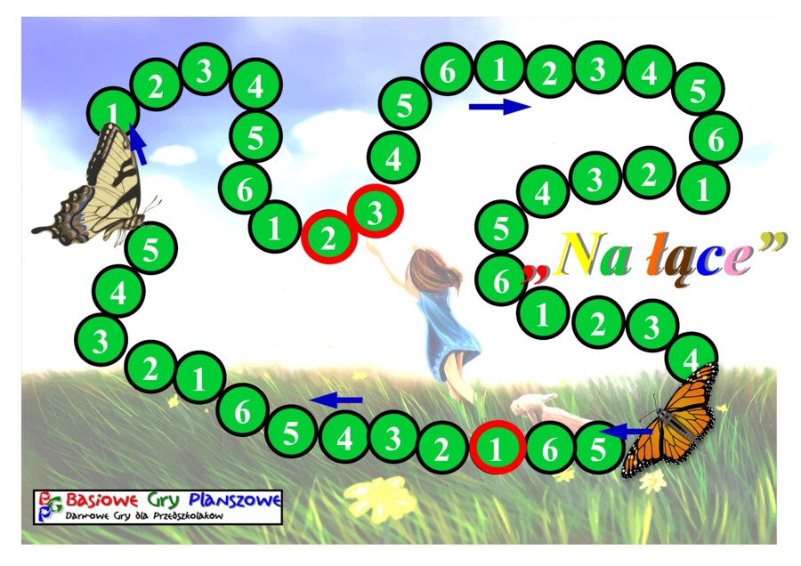 Na łące – Gra planszowa