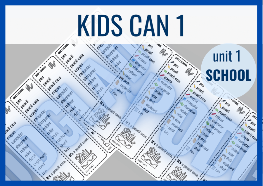 Kids Can 1 unit 1 – zakładki do ksiazki