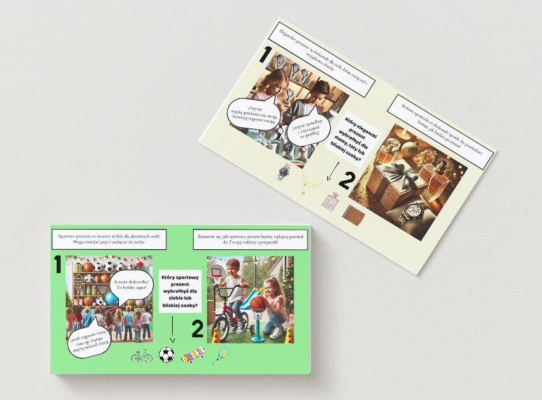 Komiks edukacyjny. Prezenty z Mikołajem