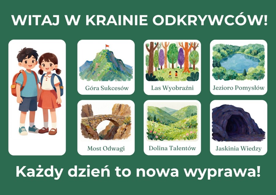 Witaj w Krainie Odkrywców! – gazetka szkolna na rozpoczęcie roku