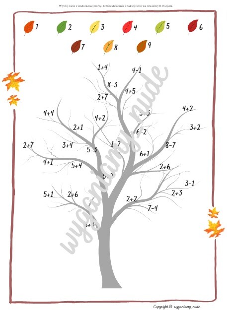 Jesień - ciekawy pomysł na zajęcia dla przedszkolaków i zerówki