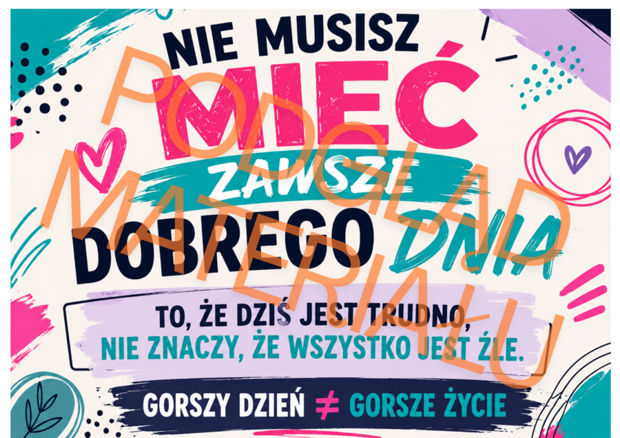 MASZ PRAWO CZUĆ – emocje, dobrostan i wsparcie | 30 plakatów + godzina wychowawcza + karty pracy | klasy 4–8 i szkoły ponadpodstawowe