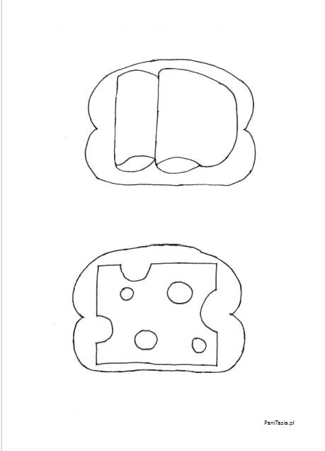 MINI KSIĄŻECZKA - MENU Z JEDZIENIEM DLA DZIECKA - książeczka + kolorowanka