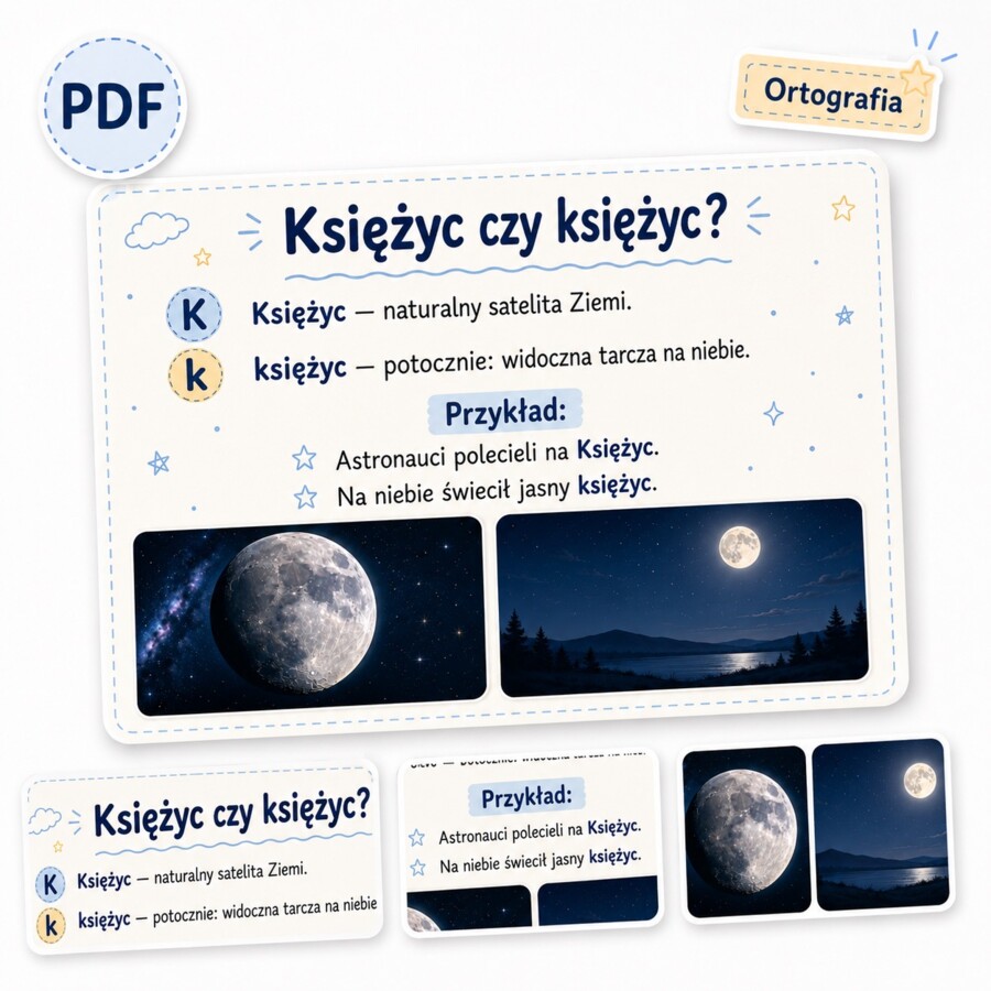 Wklejka. Księżyc czy księżyc?